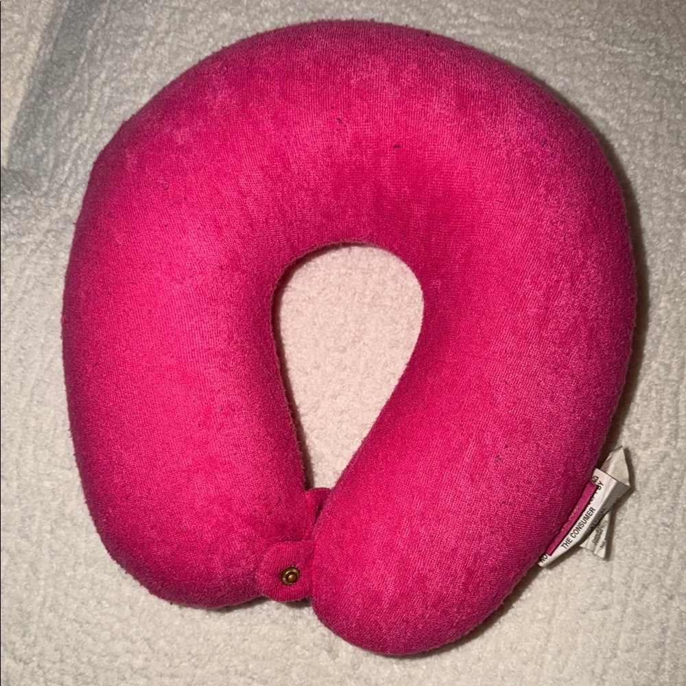 Pink Travel Neck Pillow